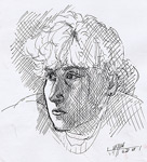 : Spring-portrait drawing