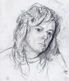 : Pencil portrait (Anja)
