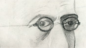 Eyes with glasses