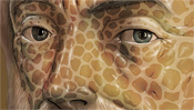 Aristotle - greek philosophy painting (Detail 1)