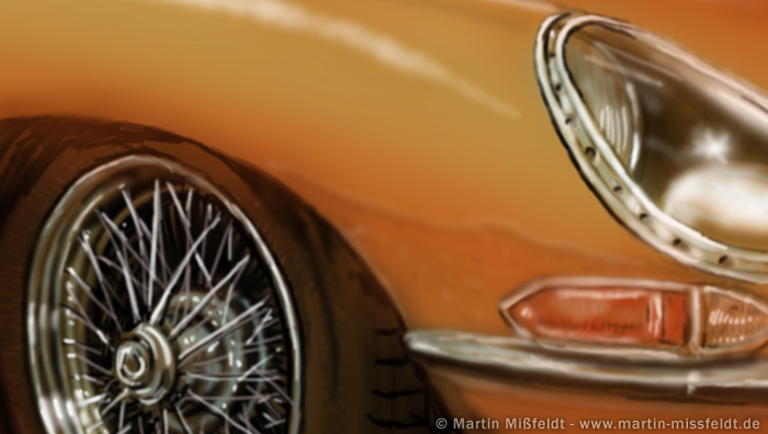 Jaguar E-type (Detail 1)