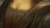 Mona Lisa speed-painting (Detail 3)