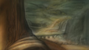 Mona Lisa speed-painting (Detail 4)