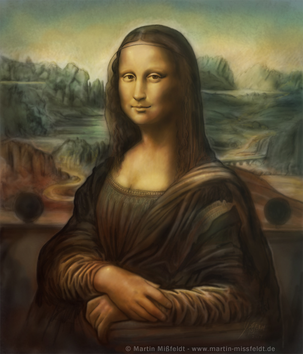 Mona Lisa speed-painting