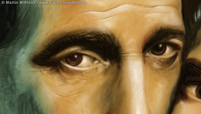 Ingrid Bergmann, Humphrey Bogart - Casablanca (Detail 1)