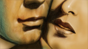 Ingrid Bergmann, Humphrey Bogart - Casablanca (Detail 3)