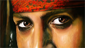 Jack Sparrow (Johnny Depp) (Detail 1)