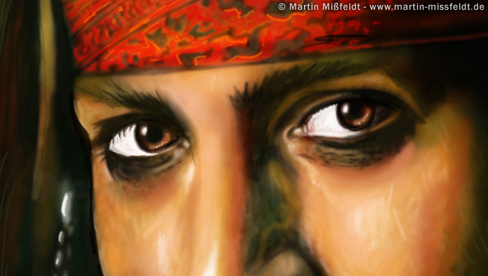 Jack Sparrow (Johnny Depp) (Detail 1)