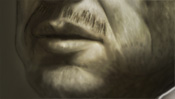 Marlon Brando in the Godfather as Don Vito Corleone (Detail 2)