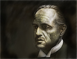 : Marlon Brando in the Godfather as Don Vito Corleone