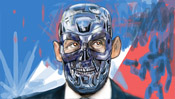 Terminator Nicolas Sarkozy - Speed painting (Detail 4)