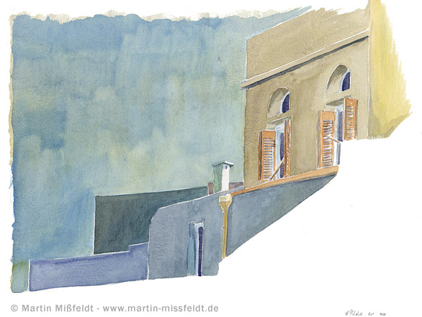 Housing tract in the monastery
