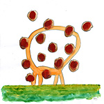 : Headless giraffe