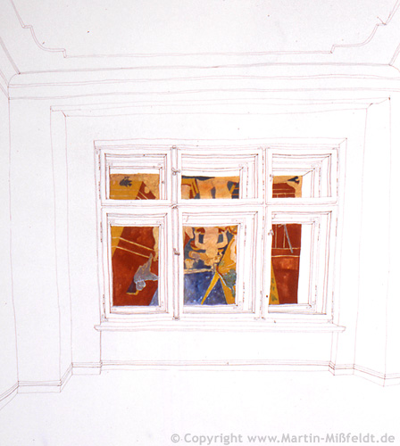 Outside the window