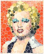 : Portrait Marilyn Monroe (Neo-Pointilism)