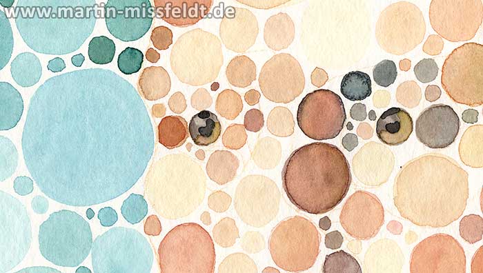 Portrait painting: Jakob Muffel (watercolor after Dürer) (Detail 1)
