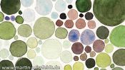 Watercolor painting Bode Valley (Neo-Pointilism) (Detail 3)