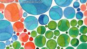 Watercolor painting La Danse (after Henri Matisse) (Detail 4)