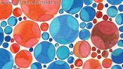 Watercolor painting La Danse (after Henri Matisse) (Detail 5)