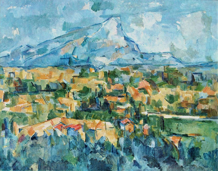 Mont Saint Victoire by Claude Monet