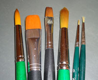 watercolor brushes