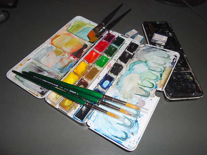 Watercolor box Watercolor box